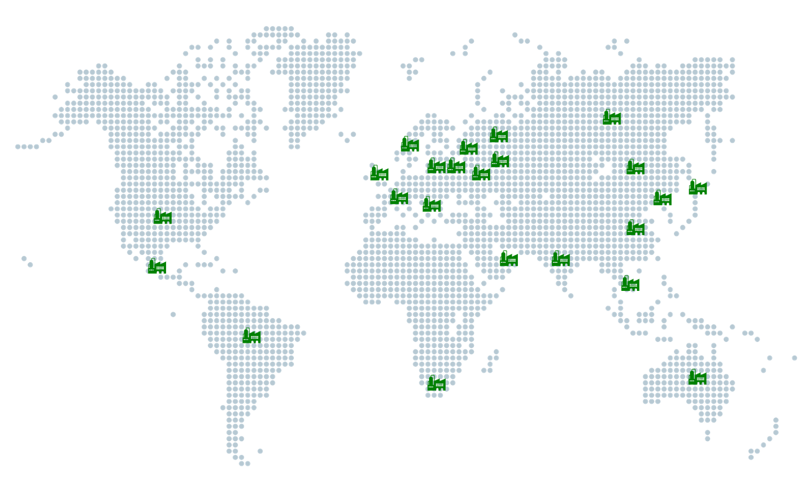 Manufacturing Plants Map